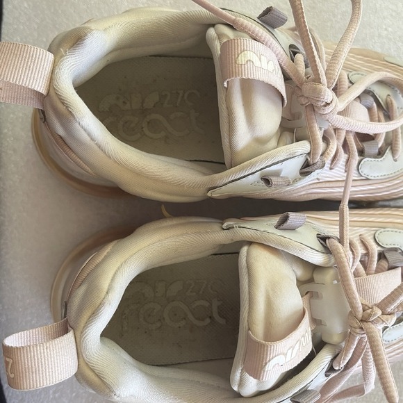 Nike Air Max 270 React ENG Photo White Dust Rose Pink Sz 7.5 CK2595-001 - Picture 8 of 8